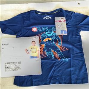 Jocky Juniors T-Shirt AB 23 Athleisure Boys Outewear Blue Depth Size 6.8 Years
